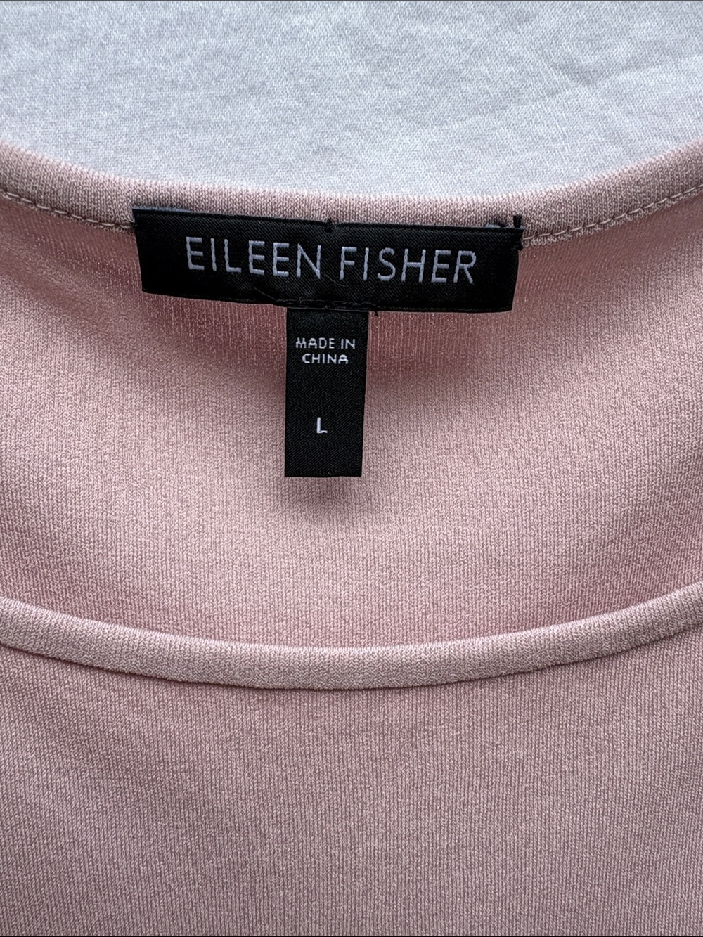 Eileen Fisher Blush Pink Sleeveless Scoop Neck Tank - Picture 2 of 9